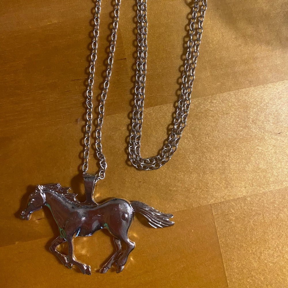 HORSE Necklace with chain